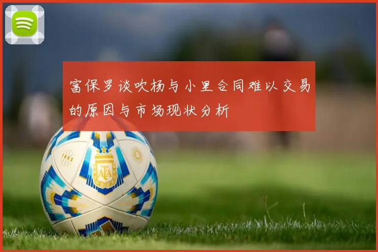 富保罗谈吹杨与小里合同难以交易的原因与市场现状分析